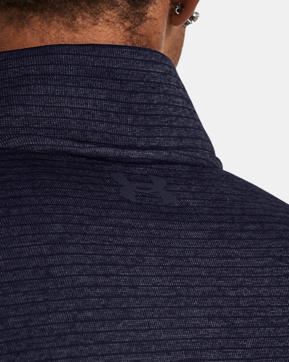 Men's UA Storm SweaterFleece ¼ Zip, Blue, pdpMainDesktop image number 3